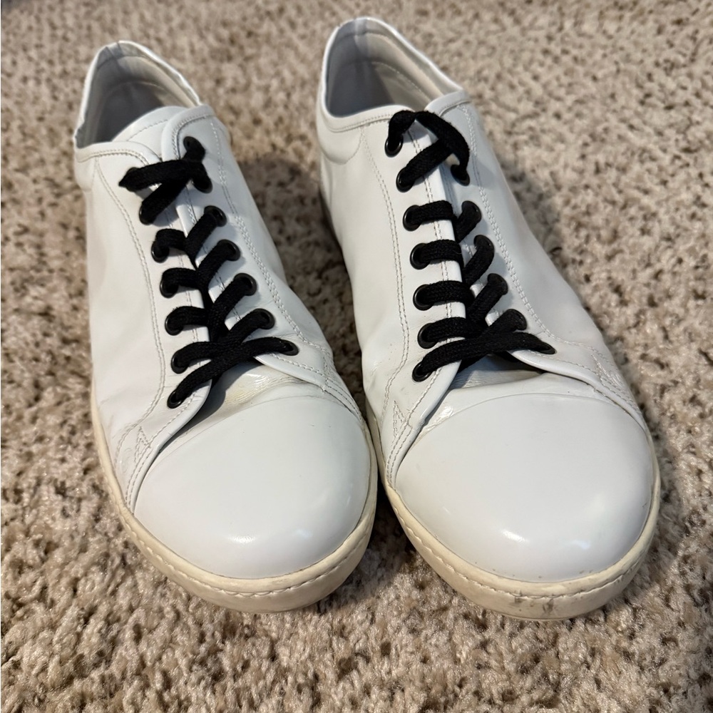 Giorgio Armani white mens sneakers size 8.5